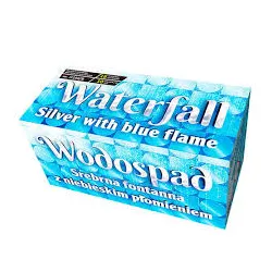 WODOSPAD SREBRNA FONTANNA Z NIEBIESKIM PŁOMIENIEM JF108/B