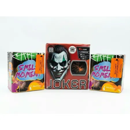 ZESTAW WYRZUTNI JOKER PXB2339 + 2 SZT. SMILE MOMENT TXB963