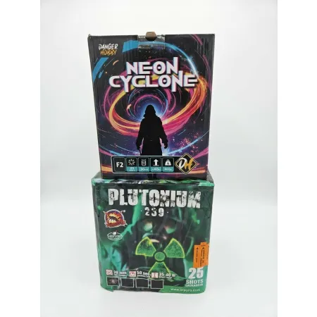 ZESTAW WYRZUTNI PLUTONIUM CLE4321 + NEON CYCLONE PC2W2