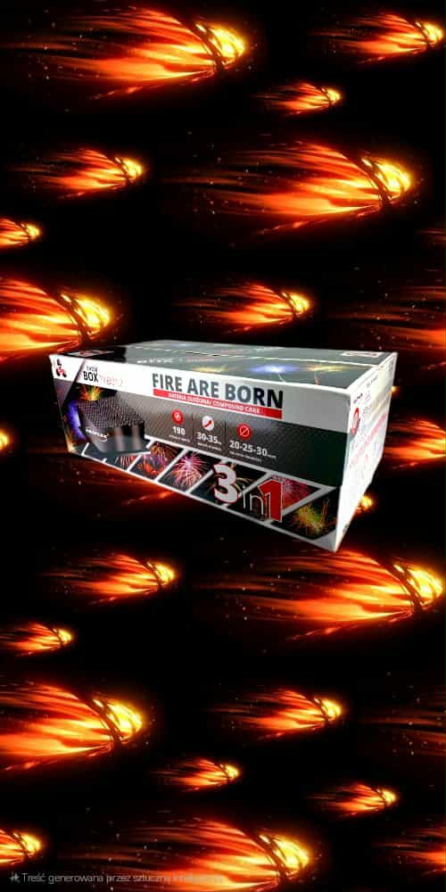 WYRZUTNIA ŁĄCZONA FIRE ARE BORN 3W1 TXB012