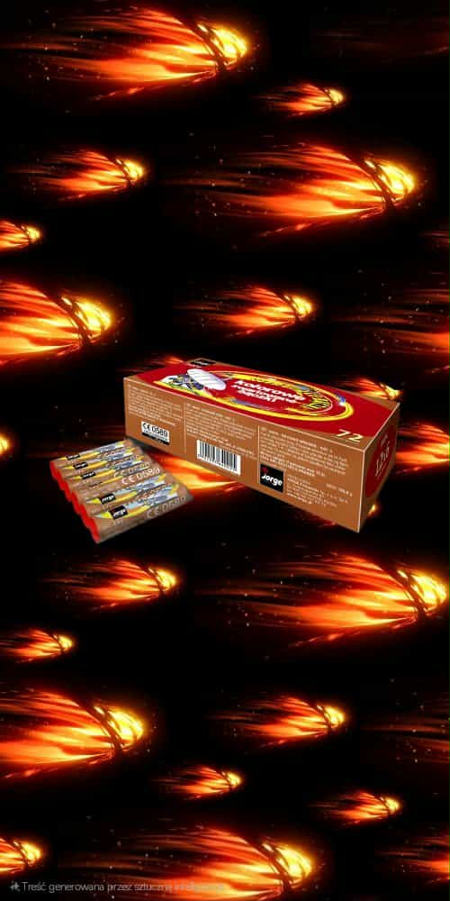 WIRUJĄCE BĄCZKI CZERWONE JM04