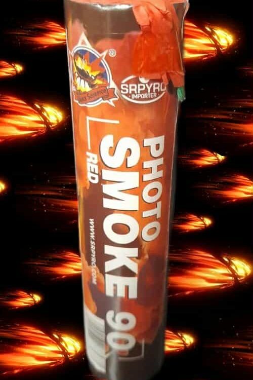 DYM PHOTO SMOKE 90 CZERWONY CLE7038R