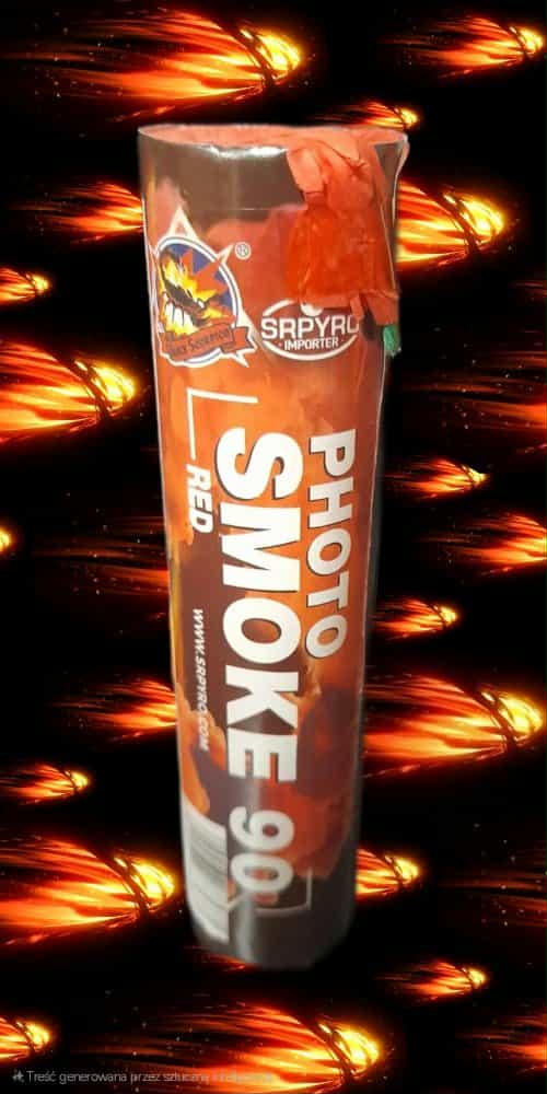 DYM PHOTO SMOKE 90 CZERWONY CLE7038R