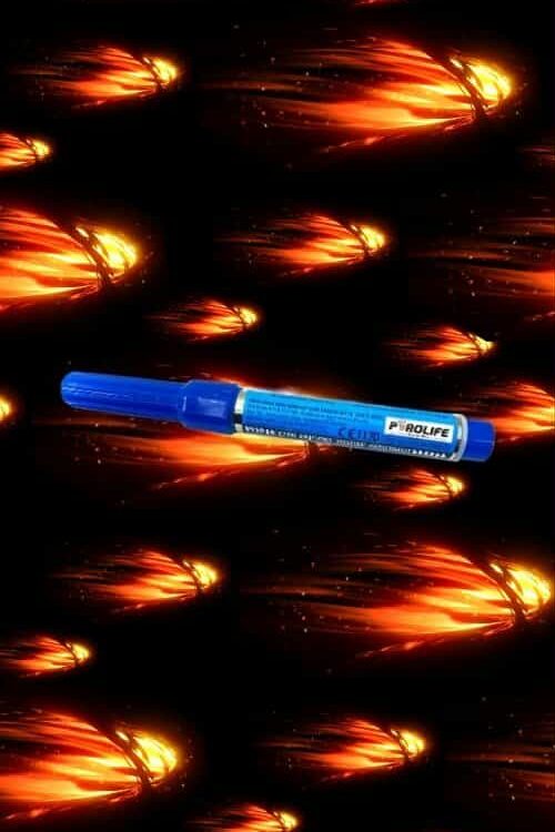 FLARA NIEBIESKA METALOWA