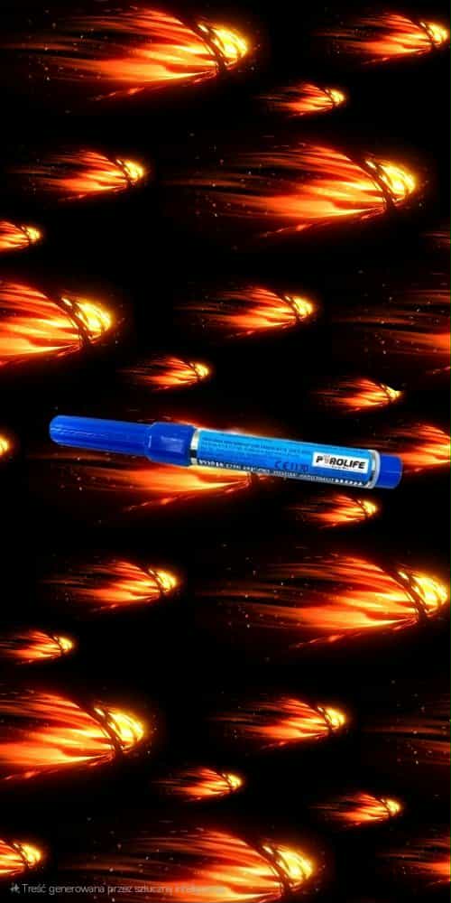 FLARA NIEBIESKA METALOWA