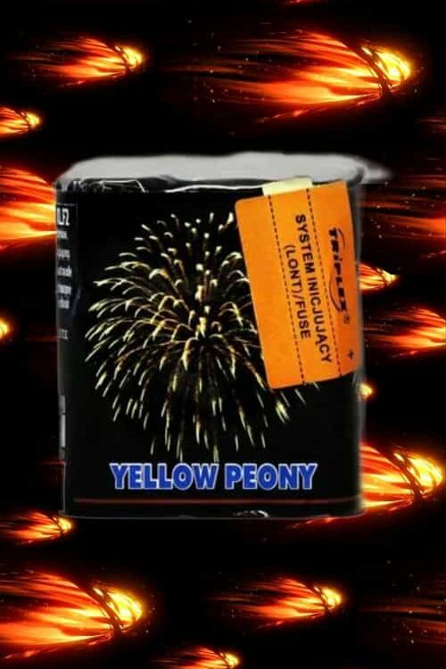 WYRZUTNIA YELLOW/BLUE PEONY TXB820