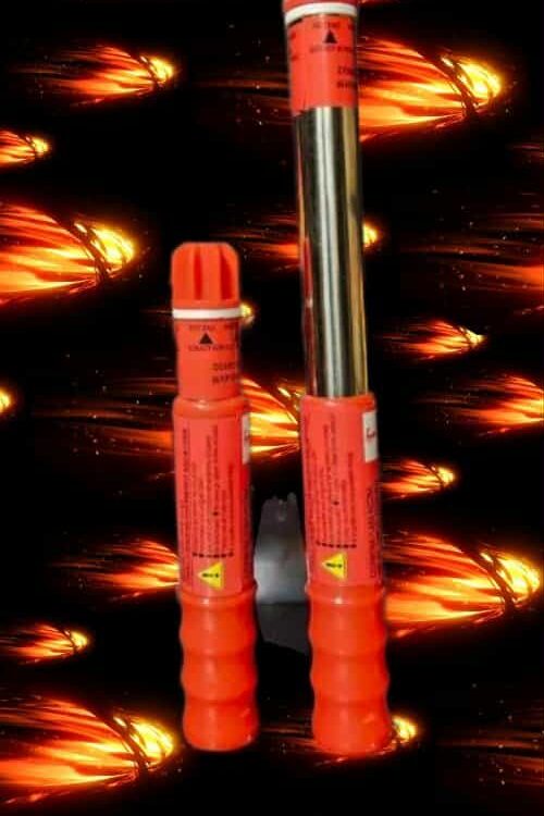 CZERWONA RACA MORSKA METALOWA TELESKOPOWA OL72901