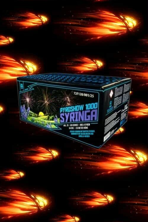 WYRZUTNIA PYROSHOW 1000 SYRINGA AC25-68-1